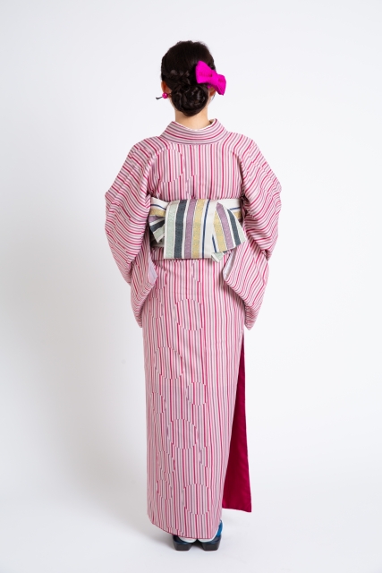 延岡 着物コーデ｜街歩き 小紋